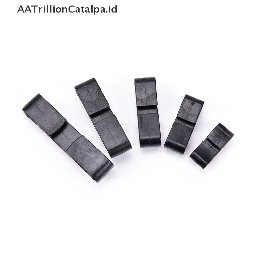 Aatrillioncatalpa 5pcs Klip Gesper Plastik Taktis Untuk Strap Webbing Tas Backpack outdoor