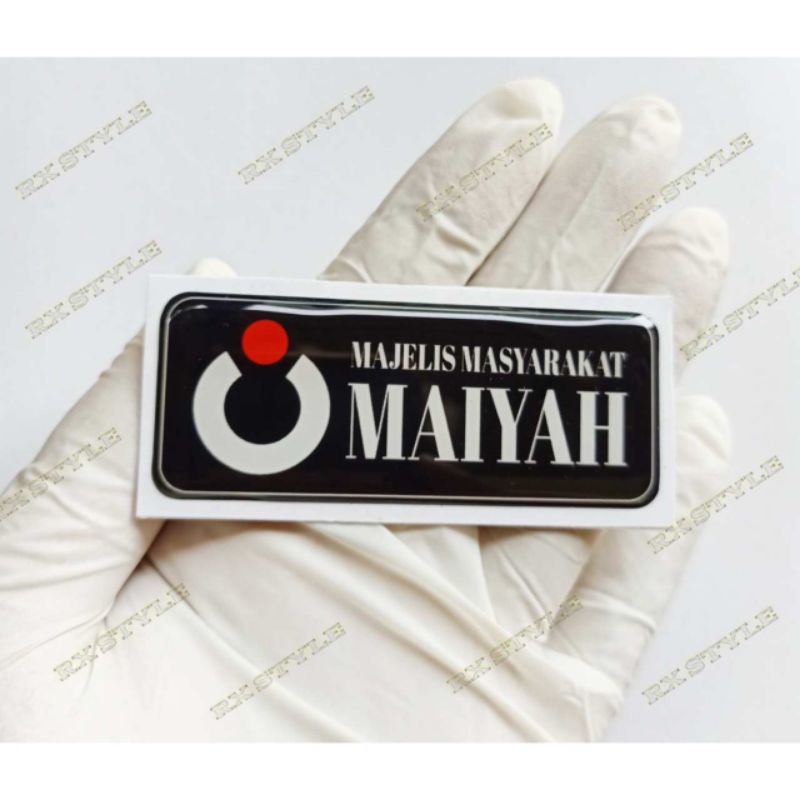 Stiker Maiyah Majelis Masyarakat/stiker Cak Nun/stiker motor mobil laptop