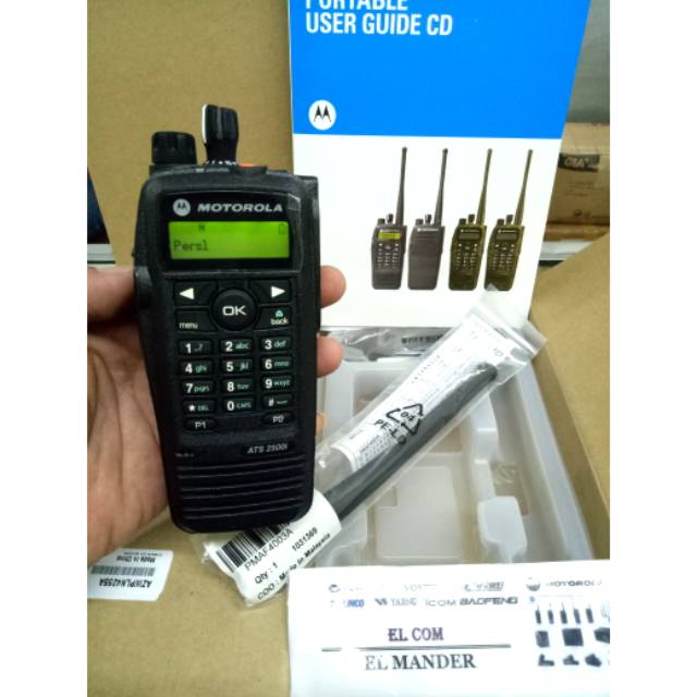 HT MOTOROLA DIGITAL ATS 2500i ORIGINAL - JUAL HT MOTOROLA ATS2500i UHF 800 BERGARANSI