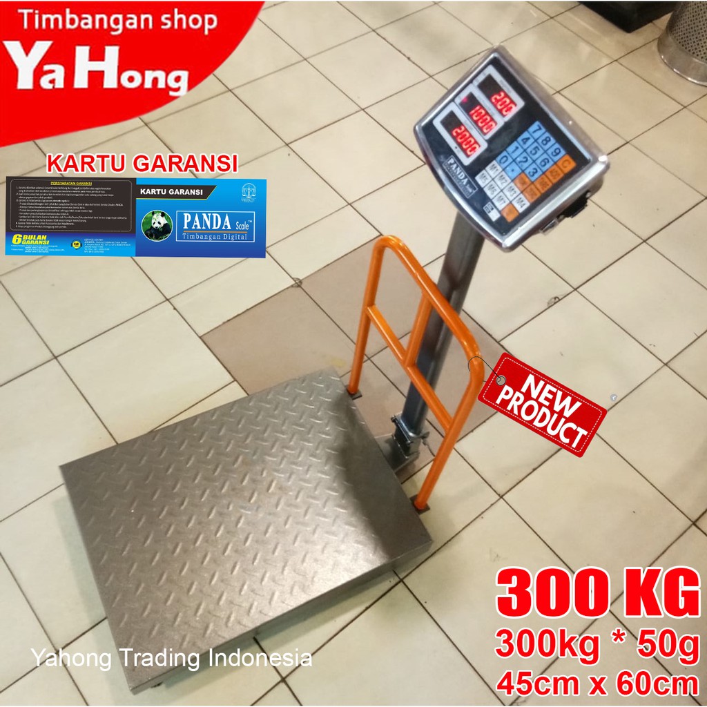 Timbangan Digital 300kg Timbangan Barang Paket Sembako PANDA SCALE