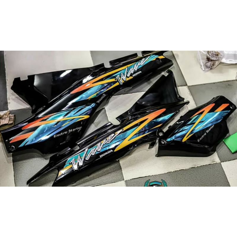 STRIPING STICKER WAVE 100 CHROME SUPRA X LAMA