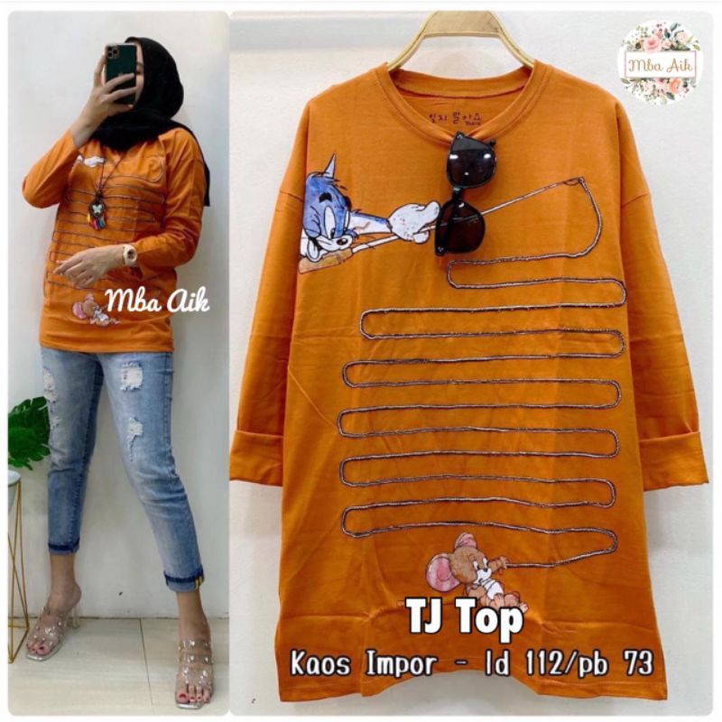 Tj Top By MbaAik, Kaos import