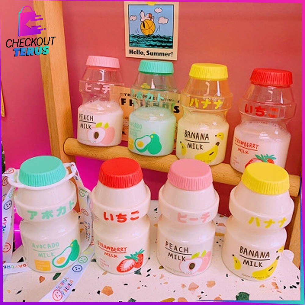 CT C306 Botol Air Minum Unik Tempat Minum Anak Fruity Botol Minum ALA KOREA Botol Minum Anak 480ml Botol Minum Anak Lucu