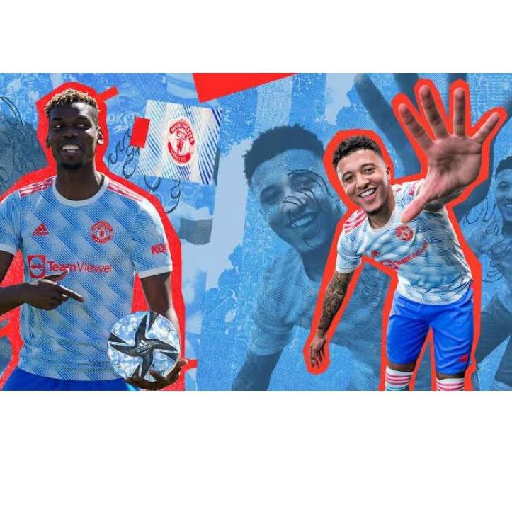 ☑ JERSEY BAJU BOLA MU AWAY NEW 2021/2022 IMPORT GRADE ORI ➤