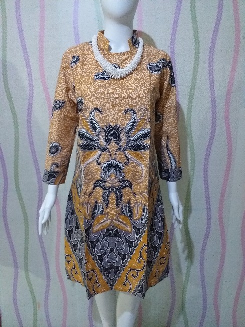 Maura Couple - Sania Ruffle Batik Couple Batik Sarimbit Mama Papa