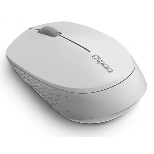 Rapoo M100 Silent Multi-Mode Wireless Bluetooth Mouse - Light Grey