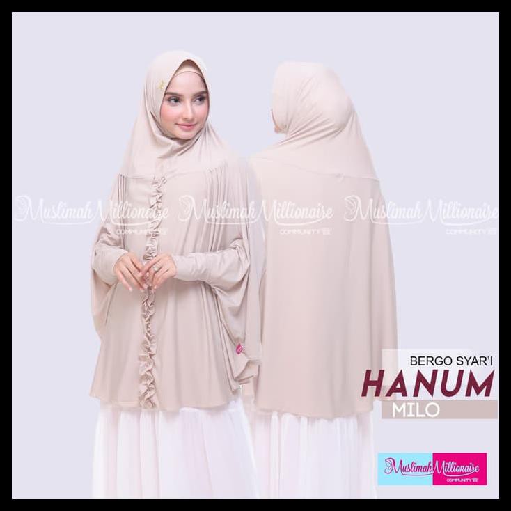 ywg5 jilbab syari jersey jumbo jilbab lengan hanum bergo syari jumbo s856