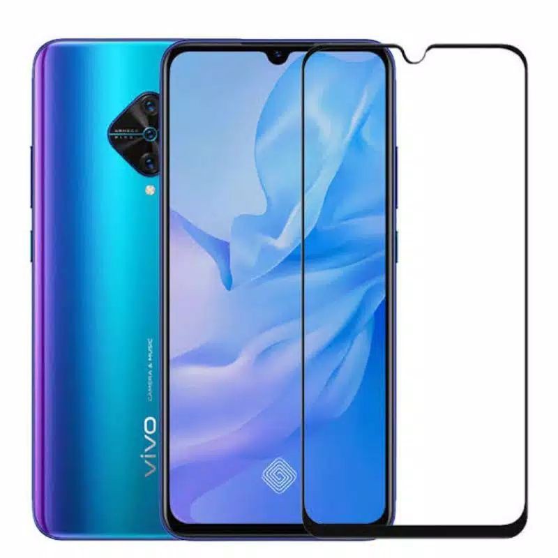 Tempered Glass Full Scren Vivo S1pro &amp; S1 Full Cover Premium Anti Gores Quality Glass