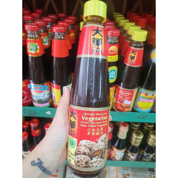 

tai hua vegetarian oyster sauce 430ml / saus tiram shitake jamur