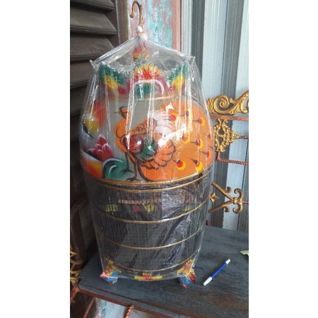 SANGKAR PERKUTUT MAHKOTA LUKIS (KHUSUS GOSEND/GRAB EXPRESS SEMARANG)