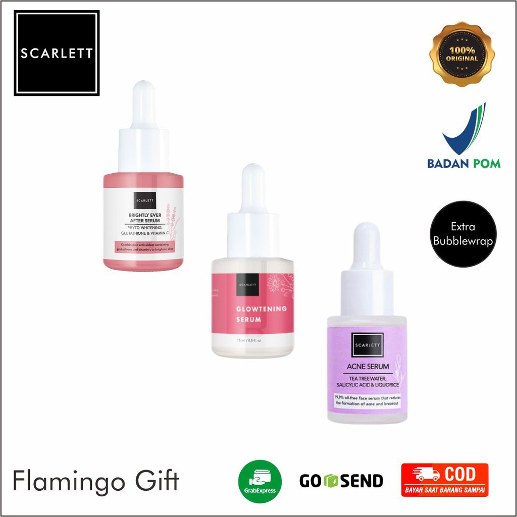 SCARLETT WHITENING SERUM BY FELICIA ANGELISTA / SERUM WAJAH ORIGINAL - BPOM