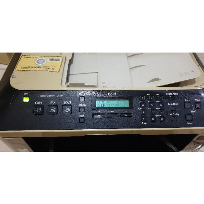 Canon Printer MX328 All In One Copy Scanner Fax Printer bukan Epson