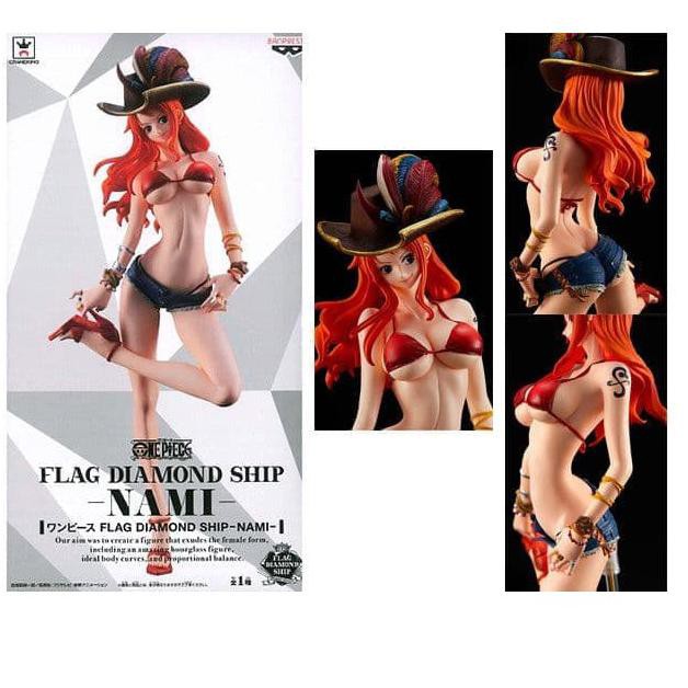Nami Flag Diamond Ship One Piece Action Figure Dijamin