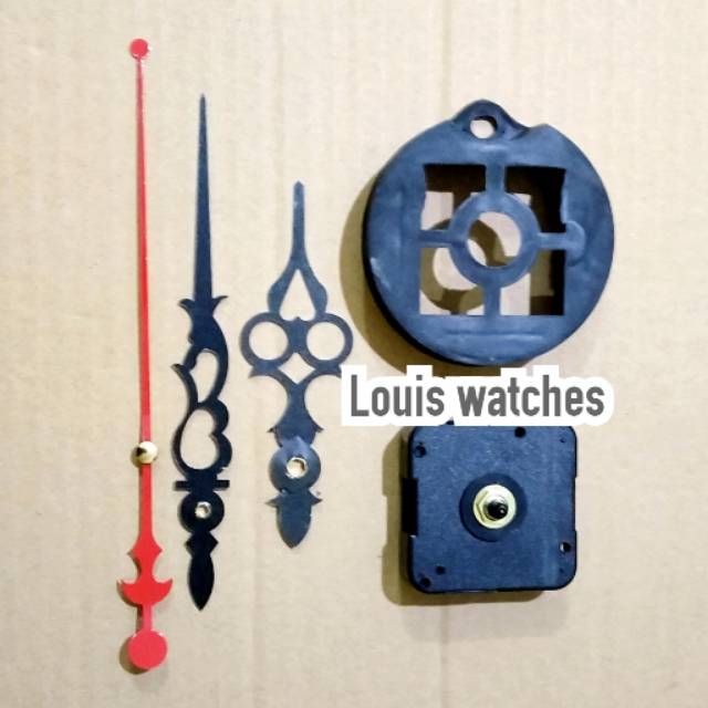 Mesin 12888 satu set jarum besar  + gantungan jam dinding