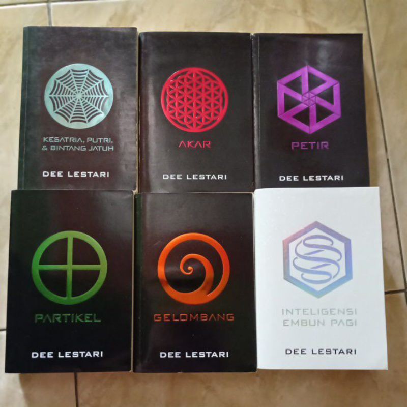 Preloved Novel Supernova Set Dee Lestari