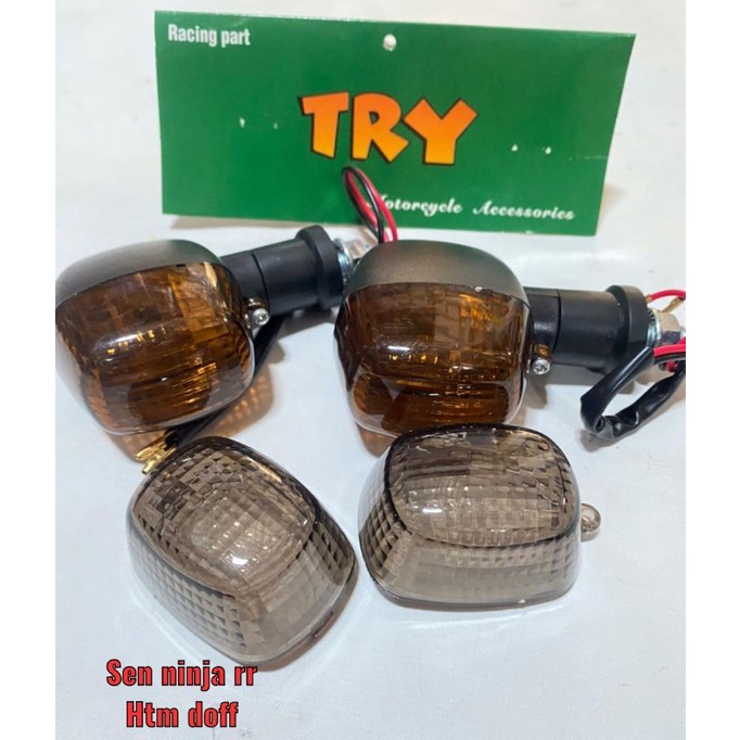Reting riting ritting Kawasaki ninja rr ninja ss lampu sein ninja RR sein ninja ss