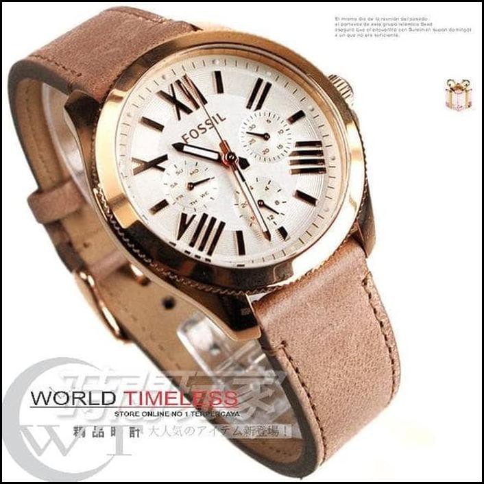 Jam Tangan Wanita Merk Fossil Original Type : Am 4532 Bater