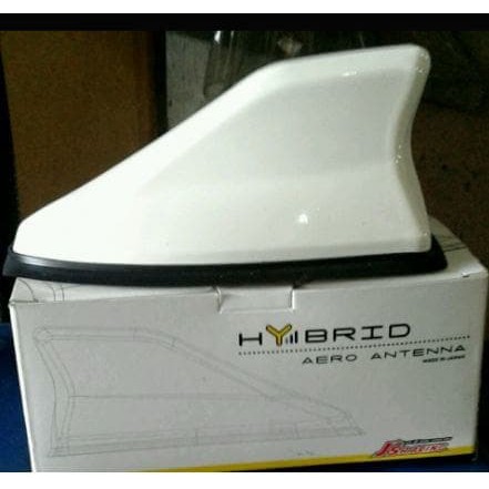 Antena Sirip Hiu Hybrid Putih JS Racing Shark Fin / Antena