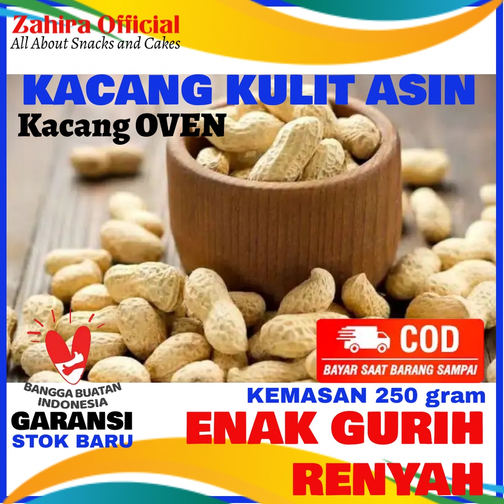 

Kacang Kulit Super Kacang Oven Snack Kiloan 250gram