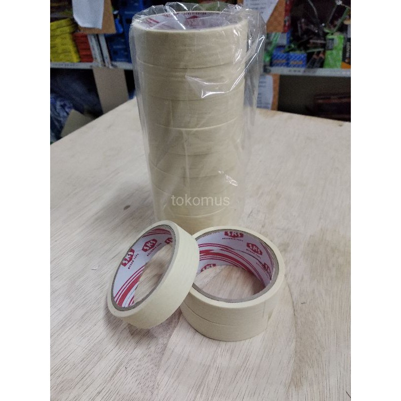 MASKING TAPE 24 MM / LAKBAN KERTAS 1 INCH