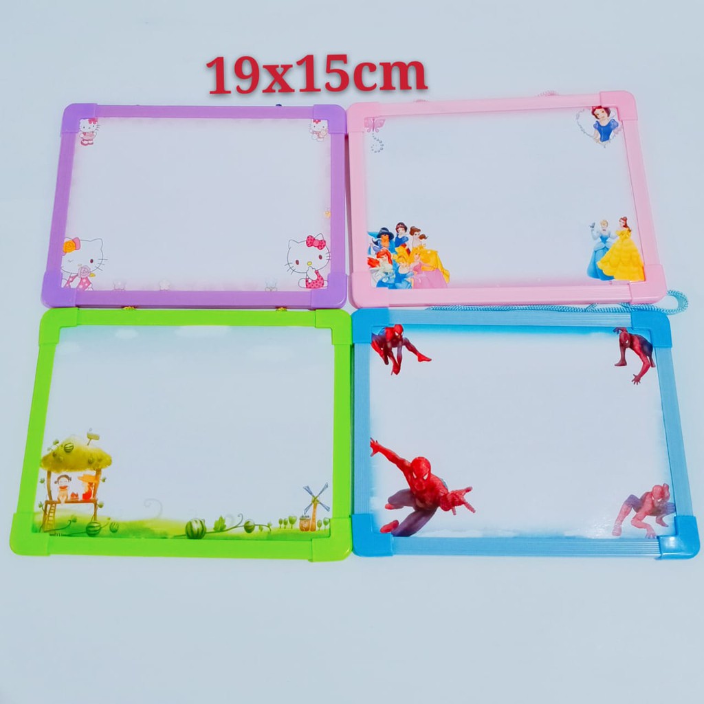 Papan tulis spidol anak ukuran 30x20 cm