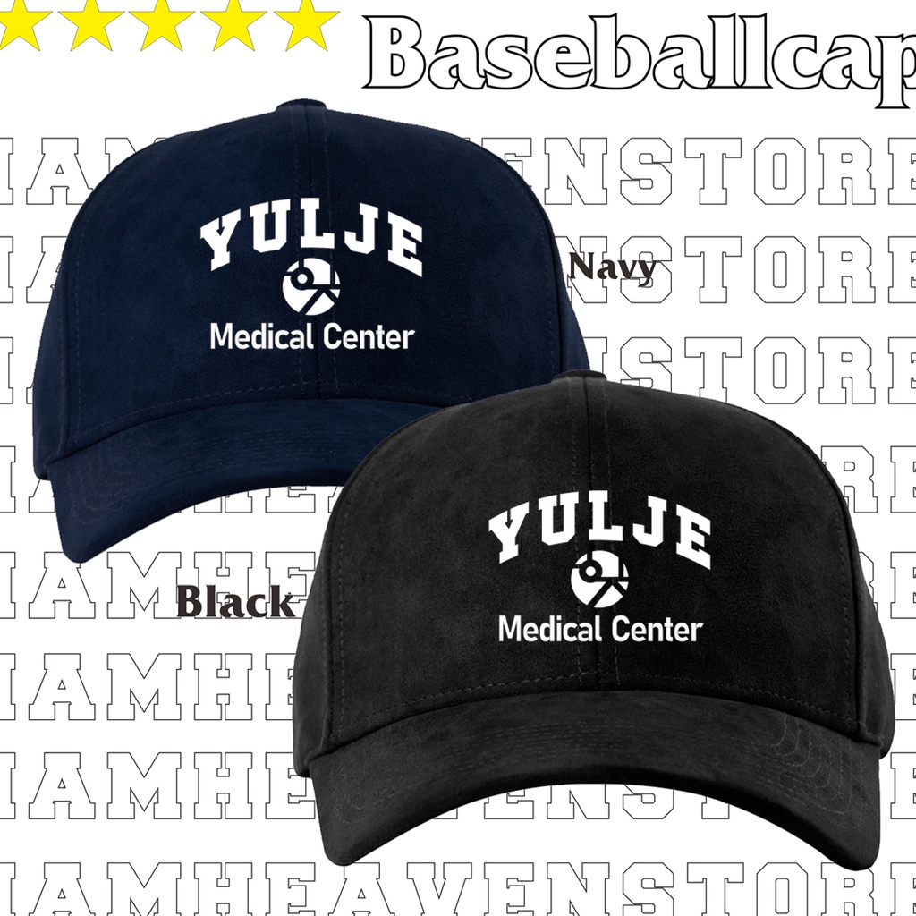 Topi Yulje Baseballcap Hospital Playlist Korea Drakor Topi Bisbol Wanita Pria Unisex Ukuran Dewasa