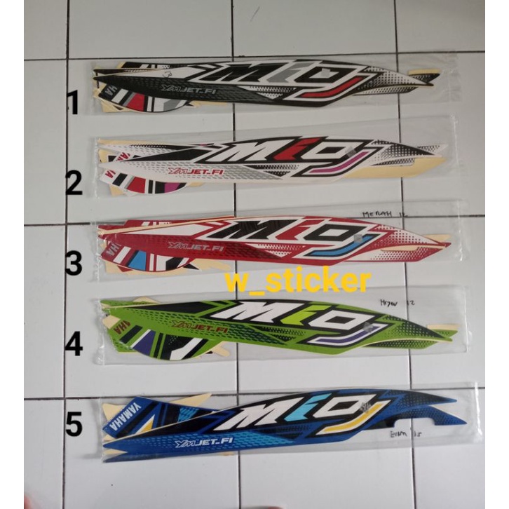 Striping Stiker Bodi Yamaha  Mio J 2012