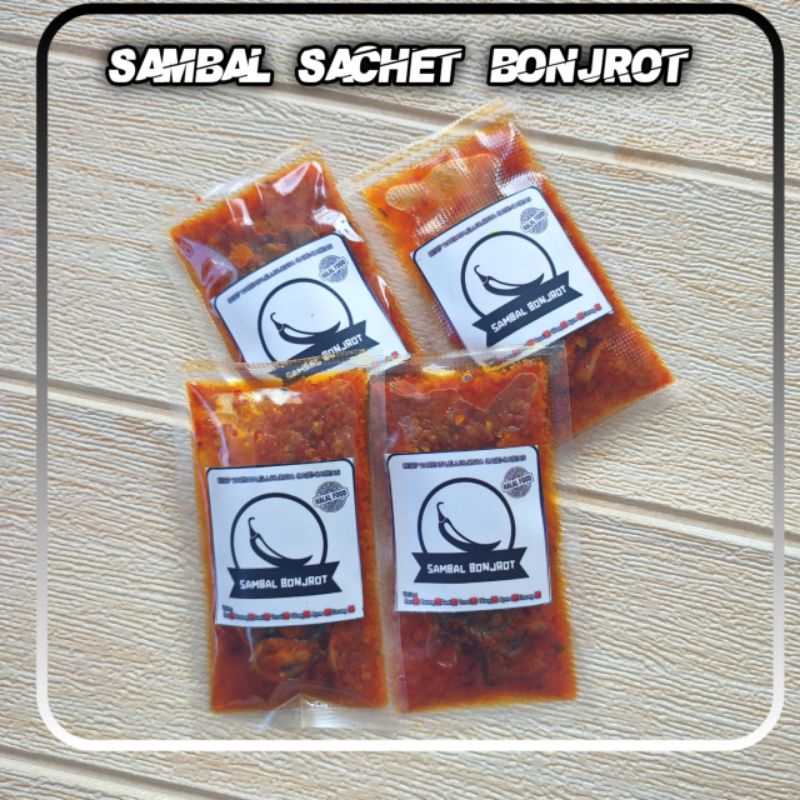 SAMBAL SACHET BONJROT / SAMBEL SACHET / SAMBAL CUMI SAMBAL TERI SAMBEL PARU ALL VARIAN