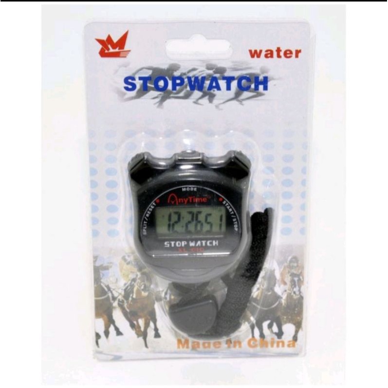 Jual Stopwatch Anytime XL010 Date & Time/ Stopwatch Berkualitas