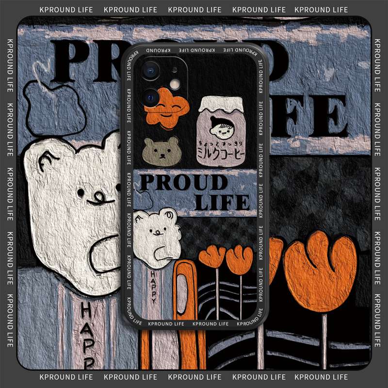 black babble bear Back Cover Case OPPO A9 A53 A33 A31 2020 A15 A15S C1 A3S A7 A12 A11K F9 Pro A57 A39 F1S A83 VIVO Y11 Y12i Y15 Y17 Z1 Pro Y50 Y30i Y20i Y20S Y12S Y91C Y93 V5 V5S V5 Lite Y83 Y81 V9