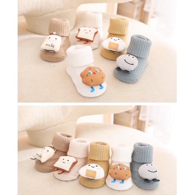 0-3 thn | KAOS KAKI RIBBON BAYI ANAK IMPOR NEWBORN SOCKS catalog QN QAZ