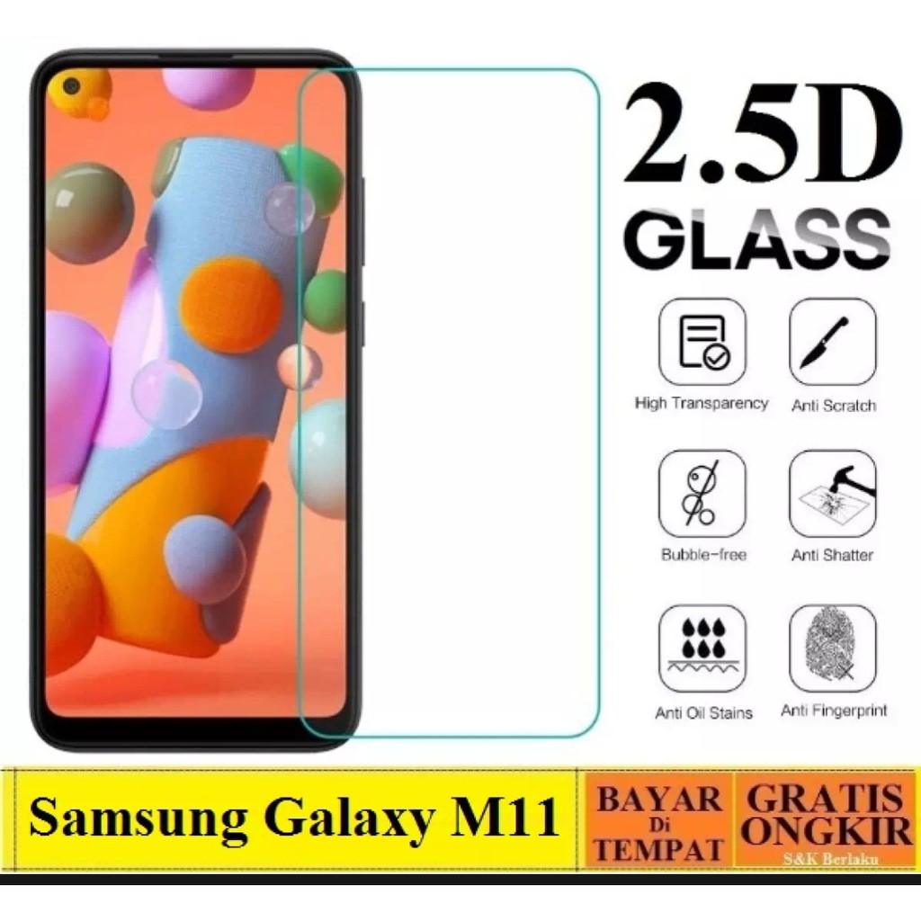 Tempered Glass Samsung A21s M11 M21 M31 A31 A11 A51 A71