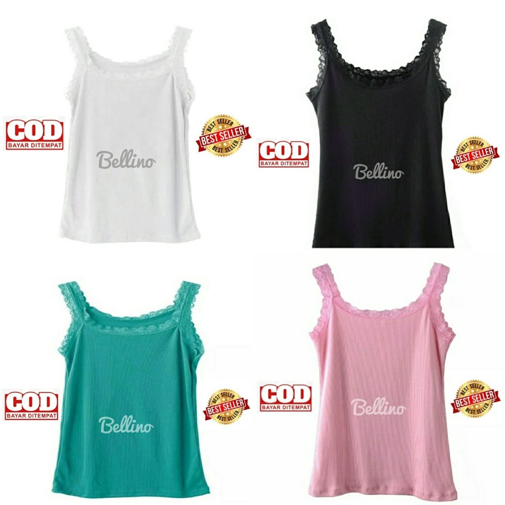 Kamisol Renda Jumbo Wanita Super Soft Fit XXL Camisol Renda Jumbo Viorano Tank Top Singlet Camisole Wanita Tanktop Big Size Super Soft Kaos Dalaman Tangtop Ukuran Besar Tang top Pakaian Dalam