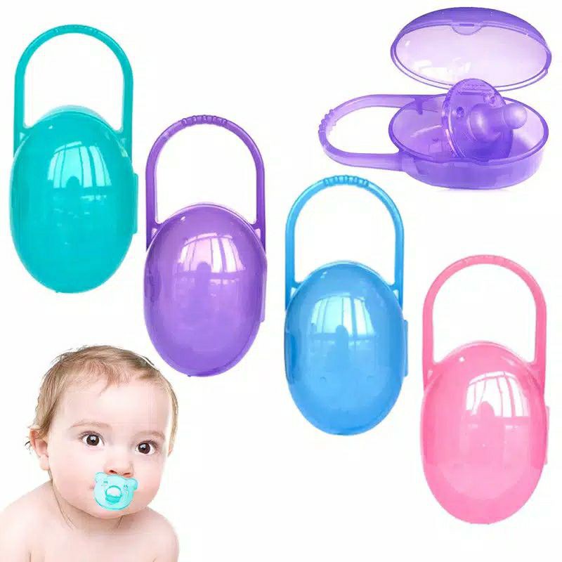 LZ.I6 kotak empeng bayi warna. case box pacifier