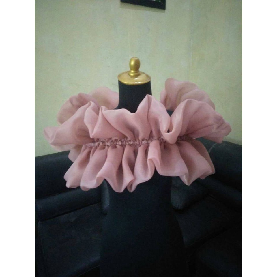 Ruffle Makeup / Ruffle Organza / Penutup dada / Ruffle MUA / Kemben Makeup