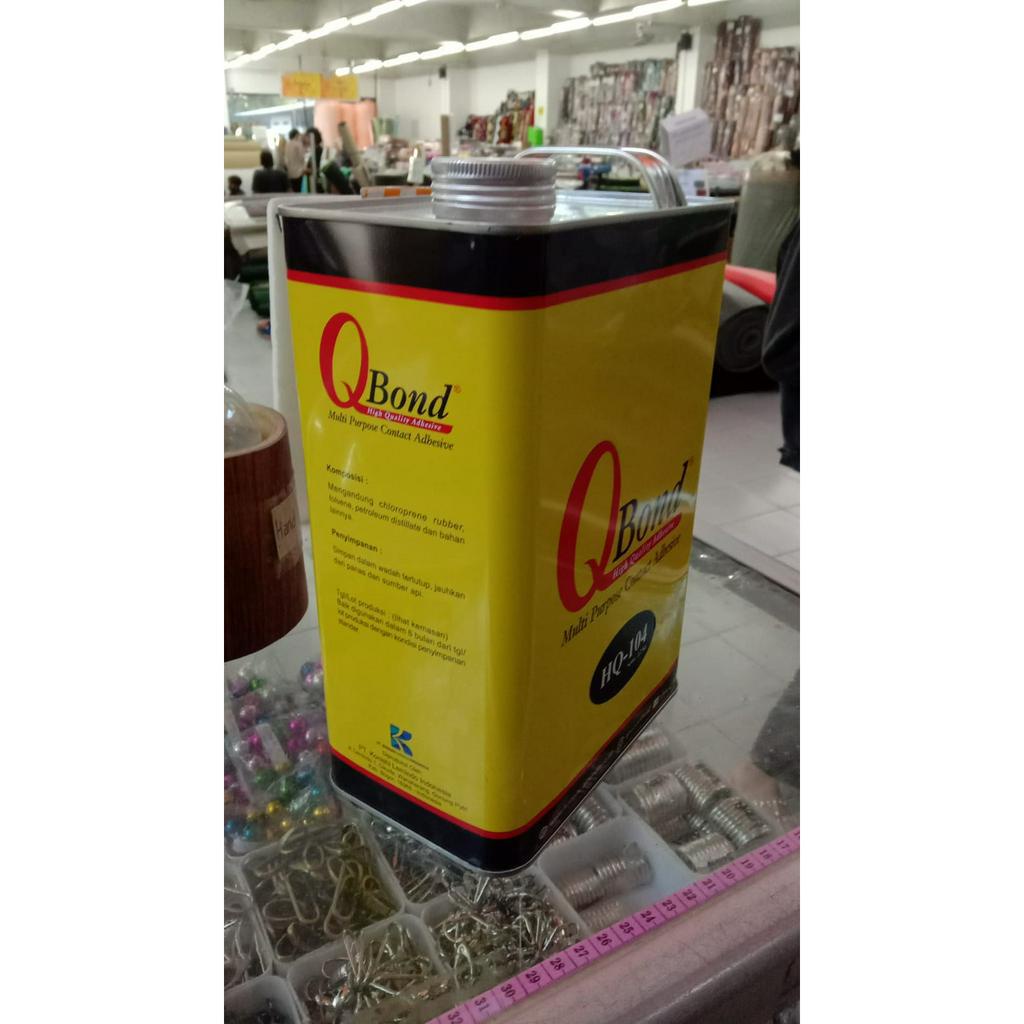 Lem Sepatu super kuat / Lem Qbond 2,2 Kg (Lem Qbond galon)