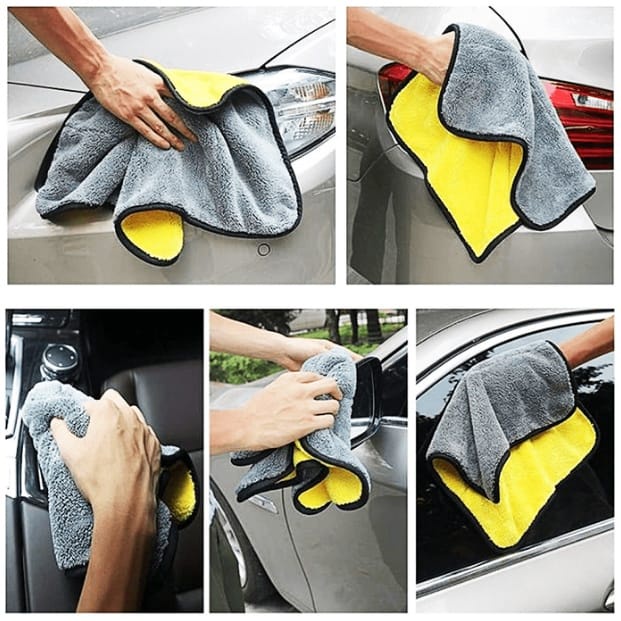 KAIN LAP MOBIL MICROFIBER LAP SERBAGUNA UKURAN 25x25CM