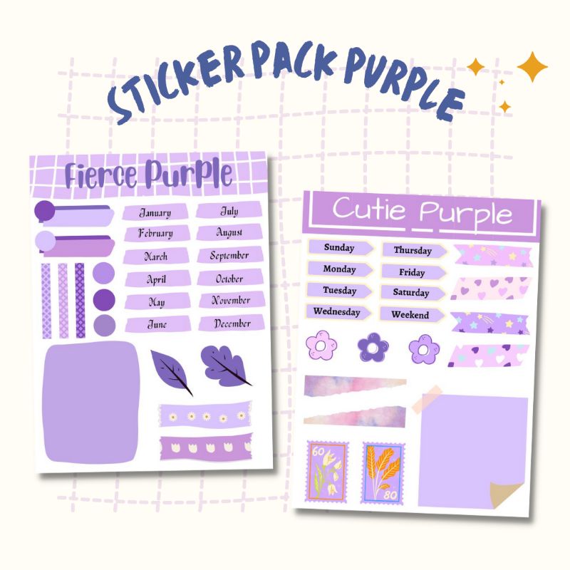

Sticker Pack / Stiker Lucu / Stiker Cute / Stiker Tumblr / Aesthetic Sticker