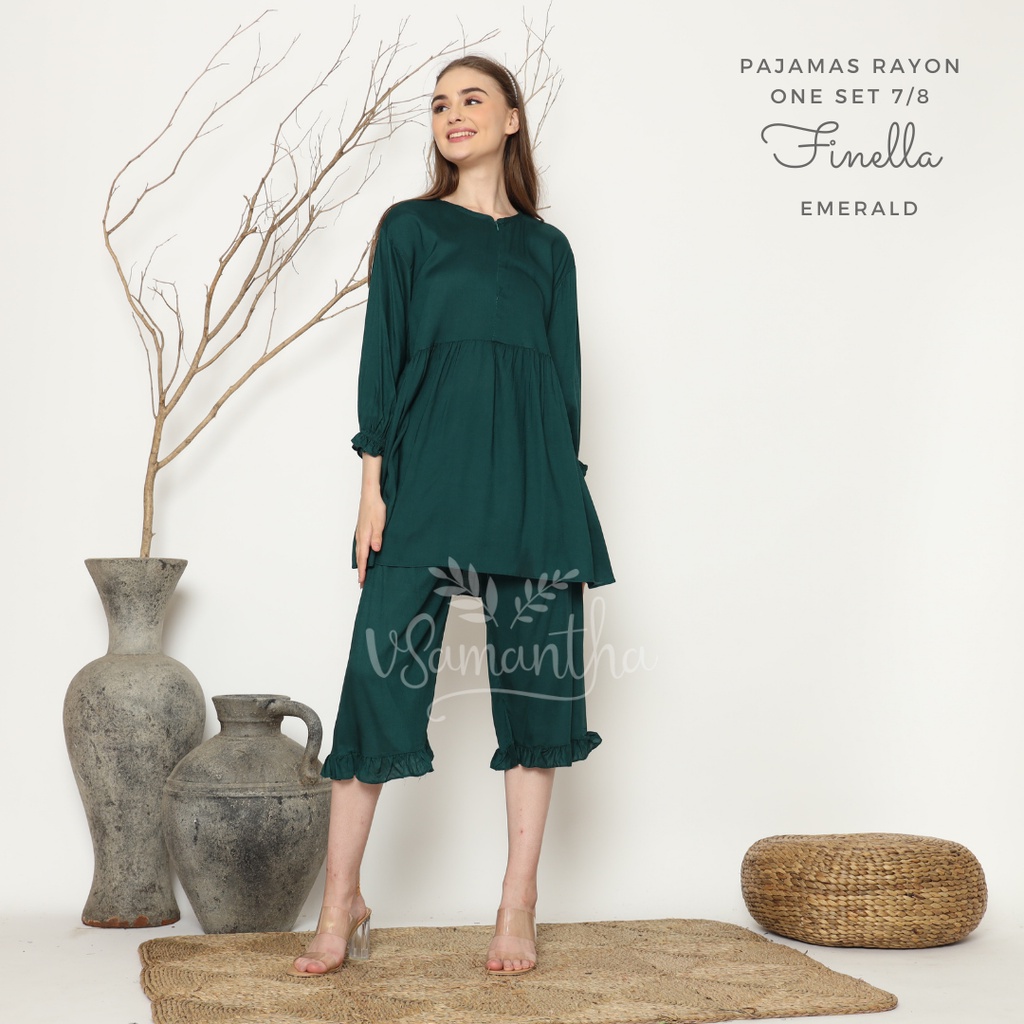 Pajamas One Set Rayon Finella