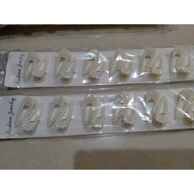 JEPIT KOREA MUTIARA (ISI 2PCS)*KOREA*