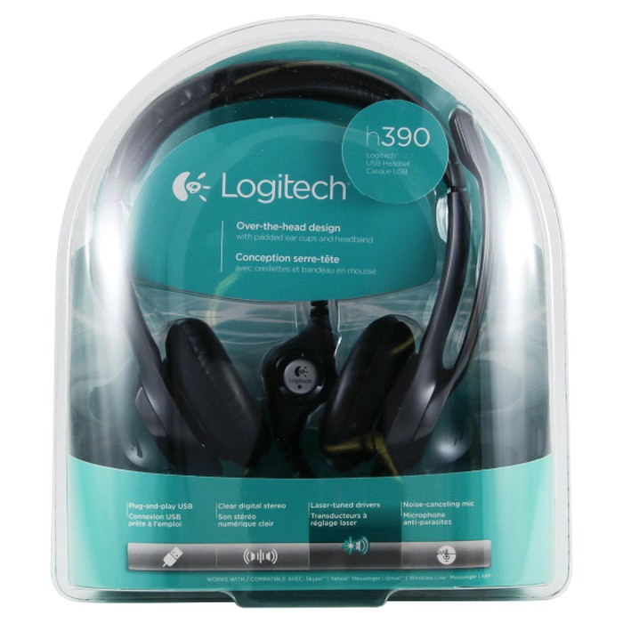 Headset Logitech H 390 USB Headset