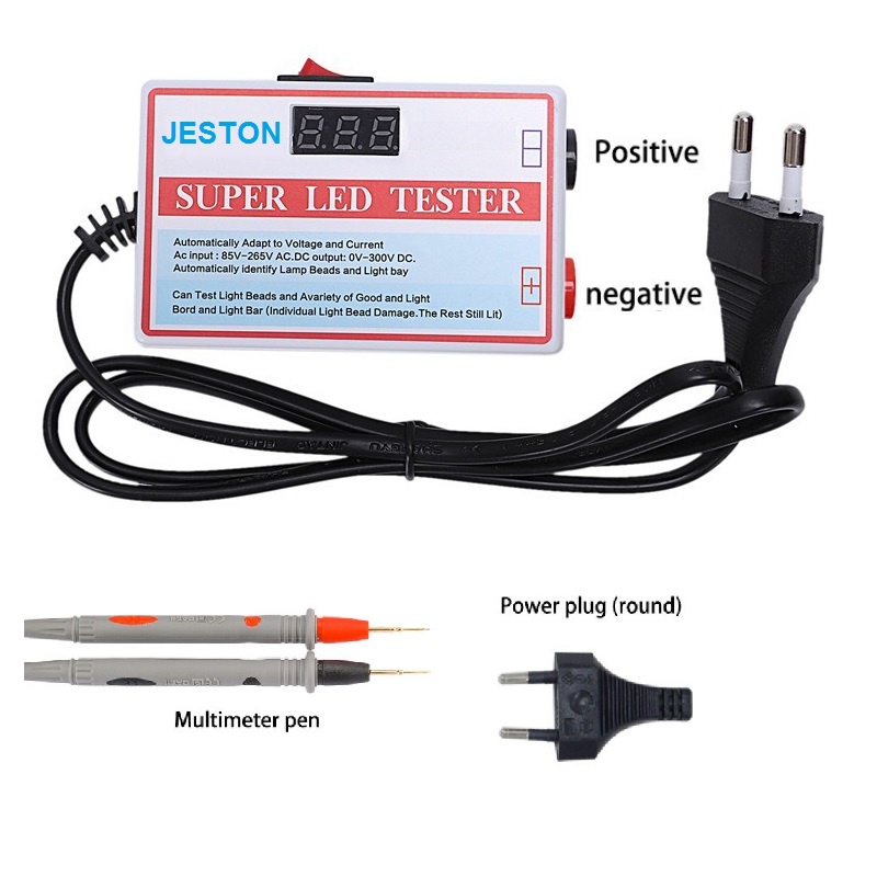 Super LED Tester Jeston Multitester Avometer Backlight Digital Strip LED 0-300V Detect Alat Repair Tool TV Monitor