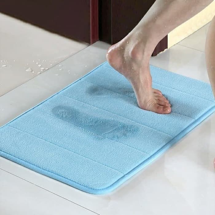 keset kamar mandi halus lembut serap air anti slip licin mudah dicuci