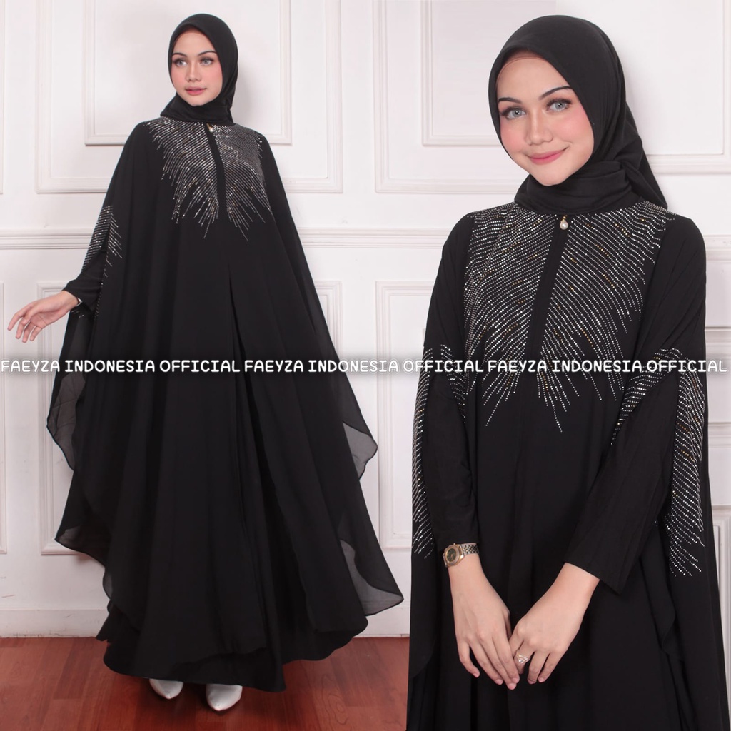 Gamis Abaya Turkey 1887 Hawa #575 Mega Store Farzolla 2 Longdress Busana Muslimah