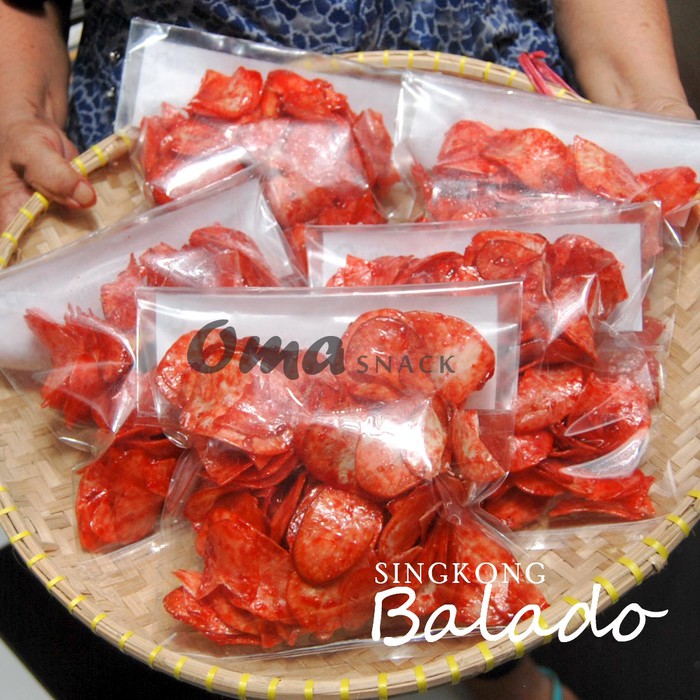 

Keripik Singkong Balado Pedas Manis / Singkong Padang / Kripik Snack