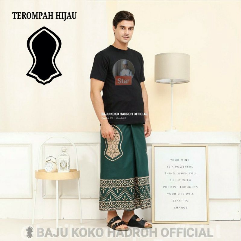 SARUNG PRIA TERBARU MOTIF TEROMPAH / SARUNG SHOLAT / SARUNG DEWASA