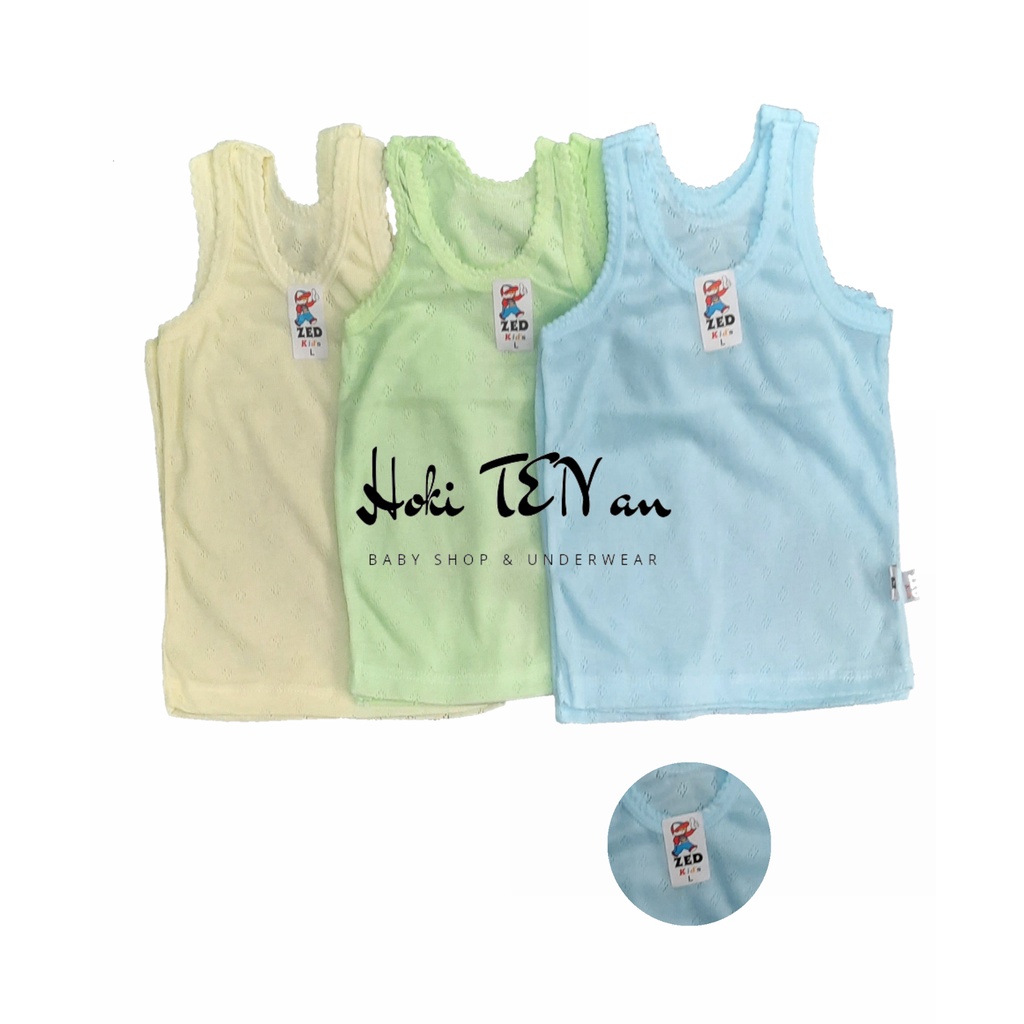 Singlet Kaos dalam anak Zed-kids 6 pcs