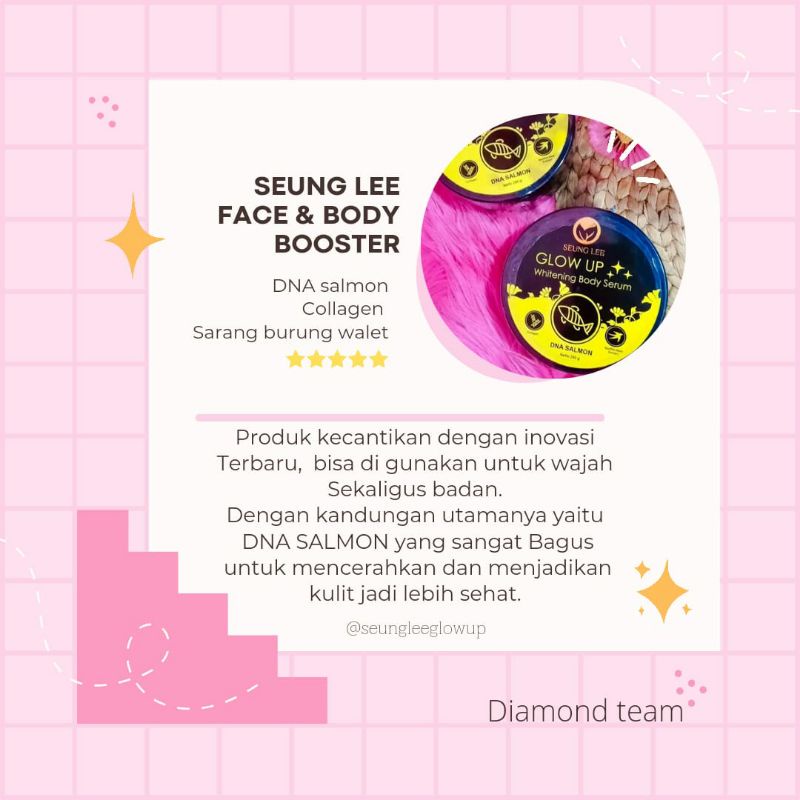 SEUNG LEE // SEUNG LEE GLOW UP // BODY CARE // SKINWHITENING