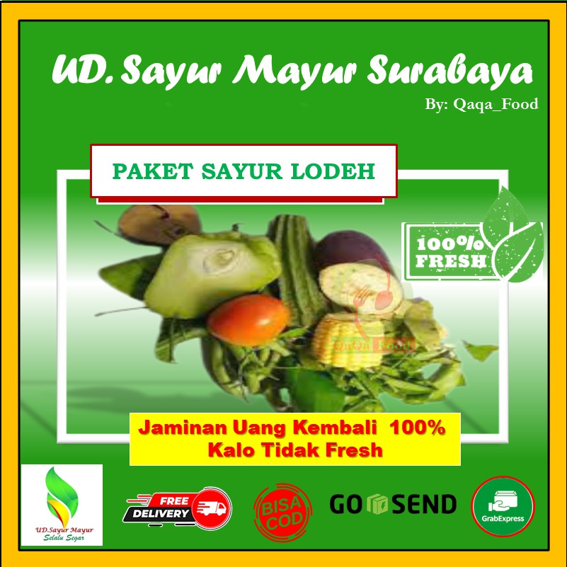 

PAKET SAYUR LODEH BOBOR KOMPLIT LENGKAP SIAP MASAK PRAKTIS SEGAR FRESH - UD206