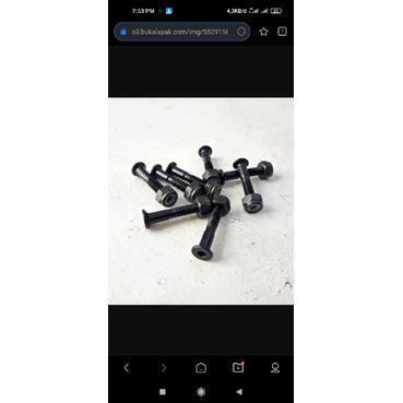 nuts skate bekas skateboard medium bekas layak pakai 75%